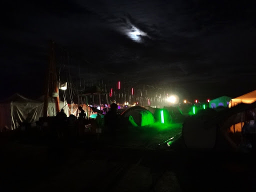 CCCamp11 by night Germany 2011