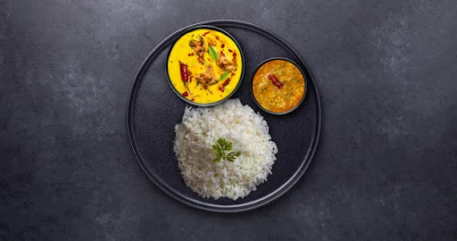 Kadhi Pakoda - Rice Thali