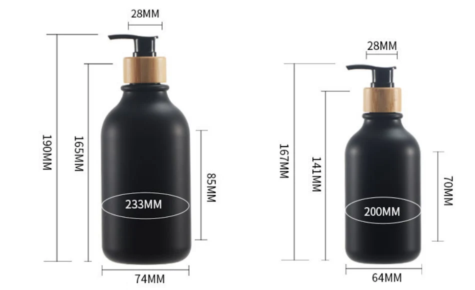 Push Round Shoulder Frosted Lotion Bottle PET Plastic Šampon Boca za tuširanje Izdržljiva i elegantna ambalaža za vaše proizvode.