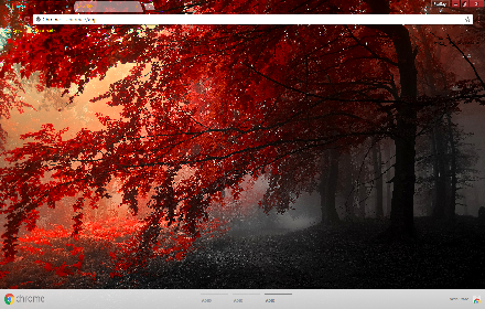 Fall Forest Grey Red Tree small promo image