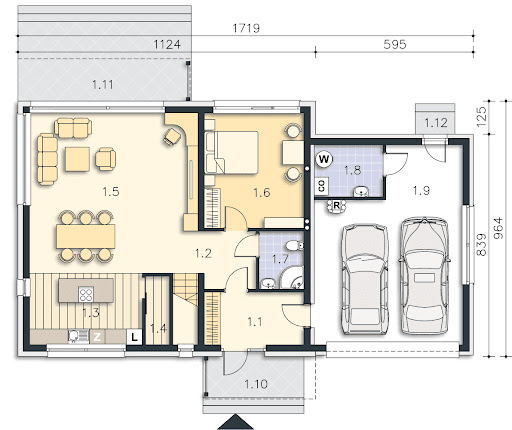 Belfast VIII DCP268g - Rzut parteru