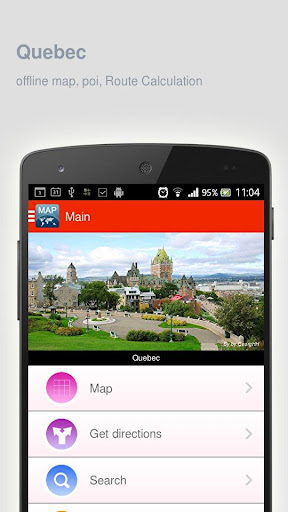 Quebec Map offline