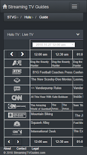 Hulu Live TV Guide Screenshot