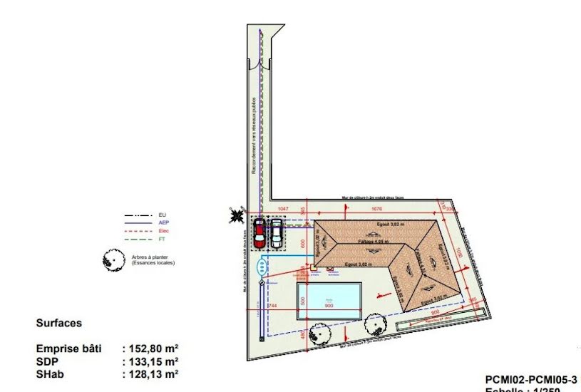  Vente Terrain à bâtir - 779m² à Agde (34300) 