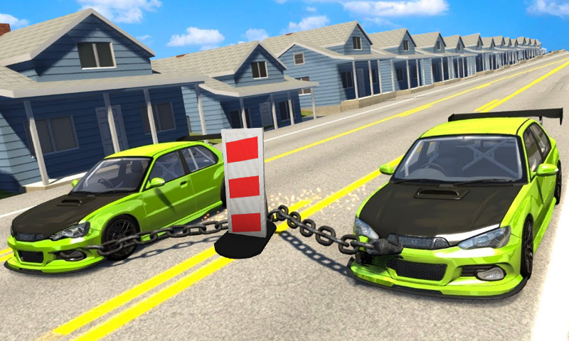   Chained Cars Stunt Race- 스크린샷 