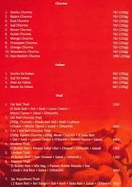 Jodhpur Daal Bati Churma Santer menu 4