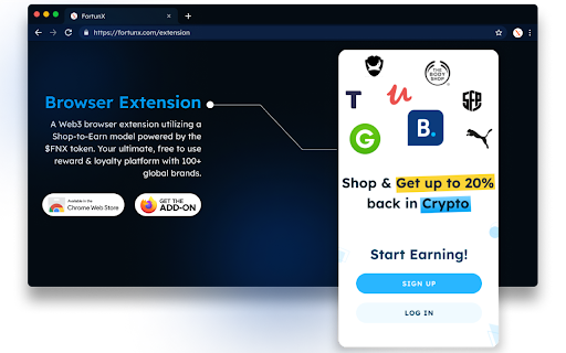 FortunX: Earn Crypto When You Shop (BETA)