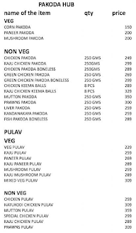 Pakoda Hub menu 1