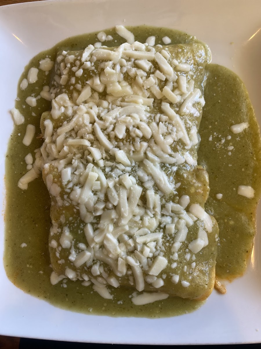 enchiladas verdes