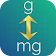 Grams Miligrams Converter icon