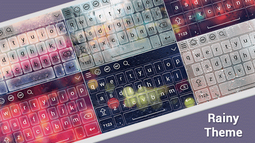 Rainy Keyboard Theme