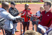 Defence coach Joey Mongalo of the Lions during the Emirates Lions Mixed Zone at Johannesburg Stadium on July 17, 2018 in Johannesburg, South Africa. 