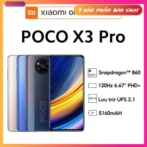 [Sale Up 50%] Điện Thoại Xiaomi Poco X3 Pro - Máy Mới Chuẩn Chính Hãng Bảo Hành Hãng Toàn Quốc.