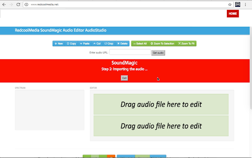 SoundMagic MP3 and WAV editor for audio files