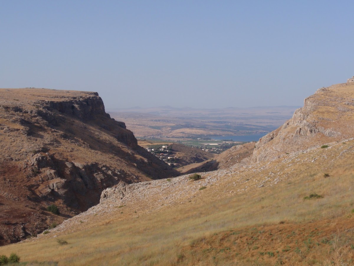 Pass on Mt. Arbel through which Jesus and His Disciple Probably Traveled