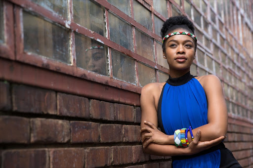 Actress Nomzamo Mbatha loves to wear Zulu beads. "They make you stand out and are a good conversation opener," she says.