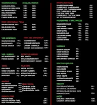 The English Cafe menu 1