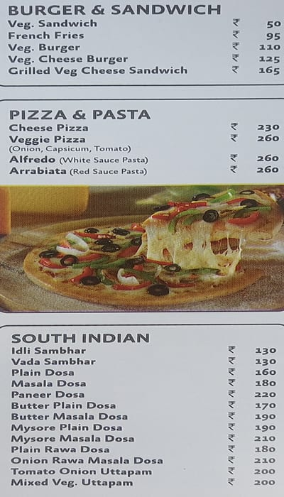 Bikanervala menu 