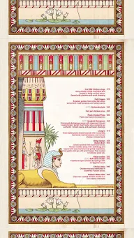 The Cairo Tales menu 3