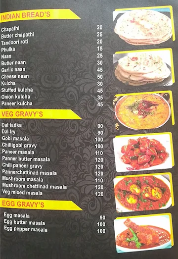 Eden Restaurant menu 