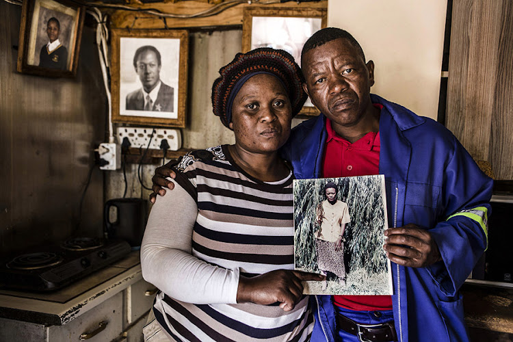 Daniel and Lydia Maretele and his late sister Maria Maretele.