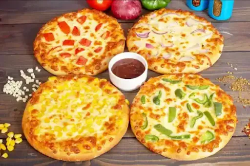 4 Veg Pizza Combo