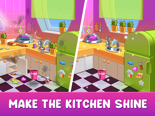 Screenshot Dollhouse Cleaning For Kids