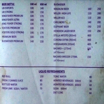 Hakunamatata Manipal menu 