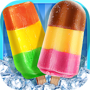 Rainbow Ice Popsicle DIY Salon  Icon