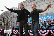 Former US President Barack Obama and rocker Bruce Springsteen have started a new podcast on Spotify. File photo.