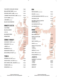 AntiGravity Gastropub menu 2