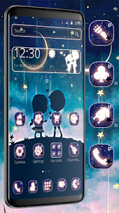 Romantic Night Couple Theme - náhled