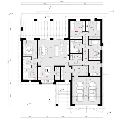 Sej-Pro 022 Energo - Rzut parteru