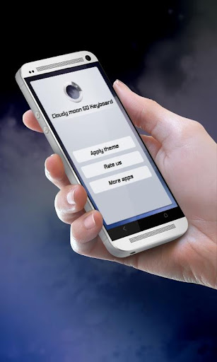 Cloudy moon GO Keyboard