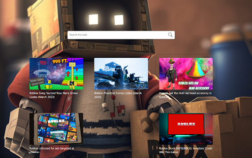 Roblox New Tab