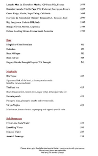 Savannah Bar menu 8