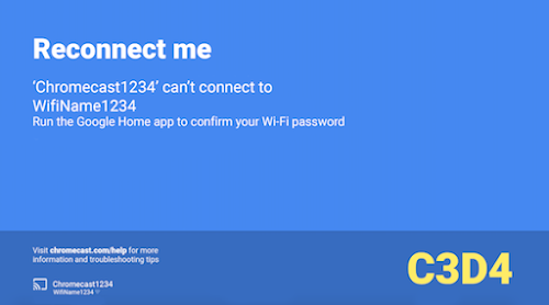 Canconnect to wifi chromecast