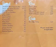 Patiala Express menu 8