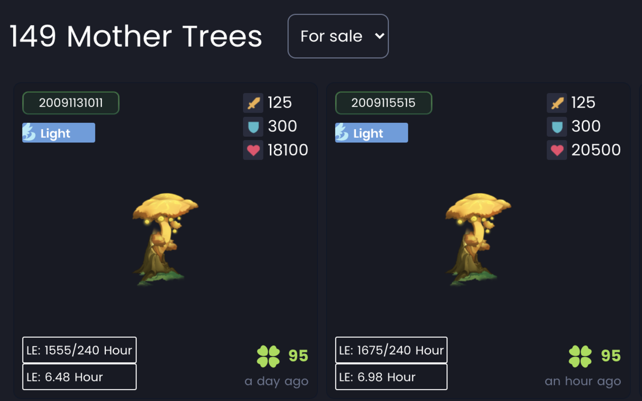 Plant vs Undead - Marketplace LE calculator Preview image 3