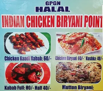 Ambur Indian Chicken Biryani Point menu 