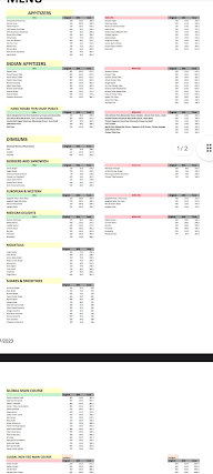 SSC Food Wala menu 1