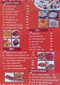 Hotel Anand menu 1