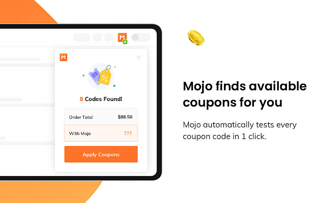 Mojo - Automatic Coupons at Checkout chrome extension