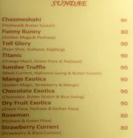 Kawre Ice Cream menu 3