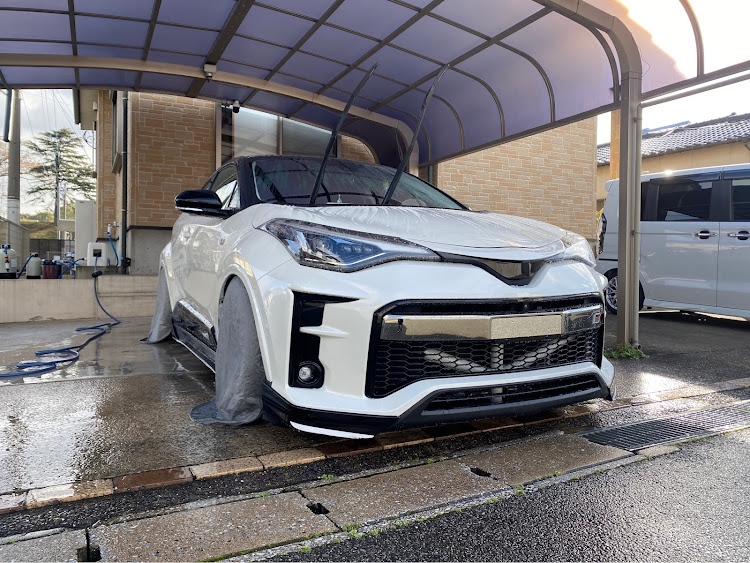 C-HRの飯塚・フランボワーズ・カスタード専門店・洗車・ジャッキアップバーに関するカスタム事例の投稿画像5枚目