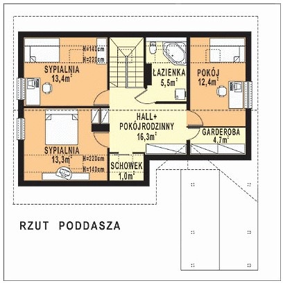 WB-3402 - Rzut poddasza