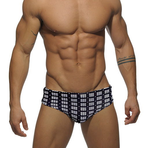 Title 4, Mens Mesh Print Quick-drying Training Briefs, ...