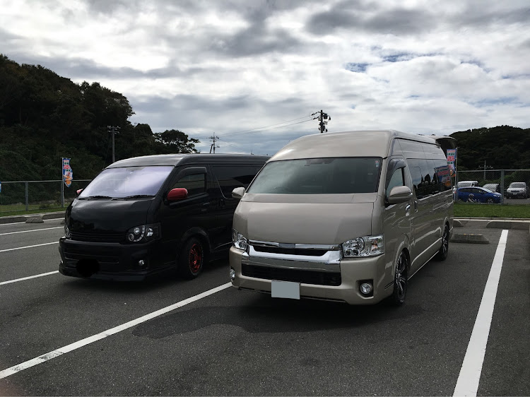 ハイエースのどんさん最高！・角島プチオフ・ハイエースはいくらでも語れる・ワカメソフトに関するカスタム事例の投稿画像2枚目