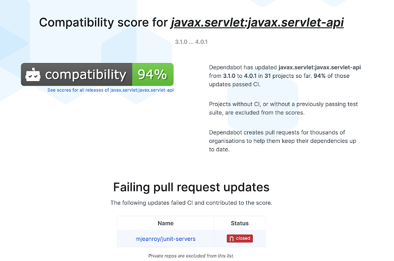 Compatibility Score Page