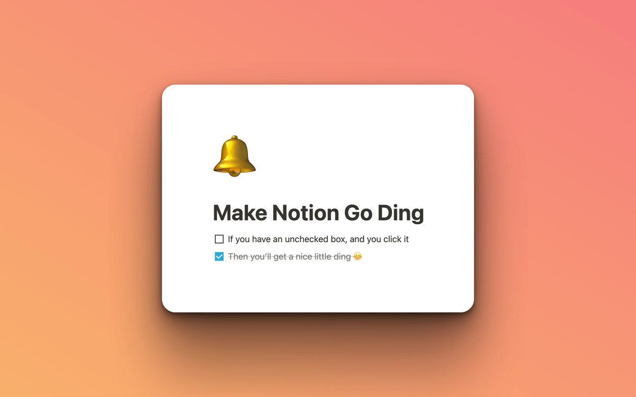 Notion Ding! Preview image 3